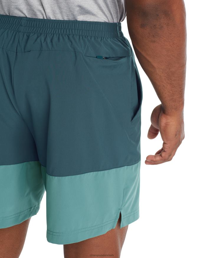 Champion c9 colorblock shorts 7 V6J66789 enebærblå/aqua tonic