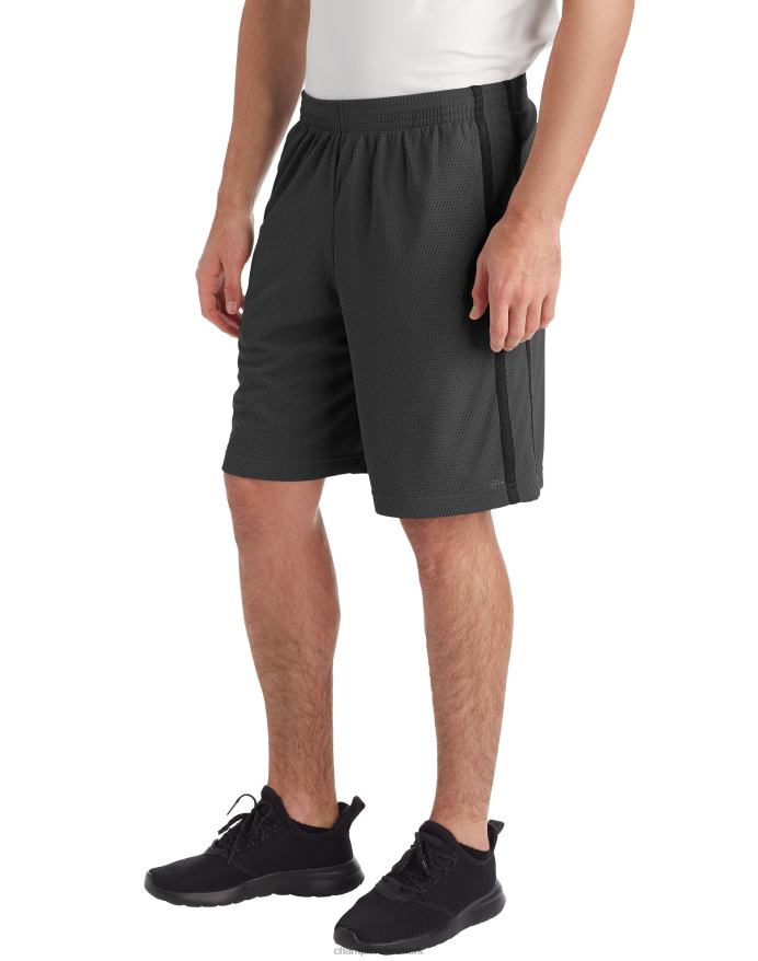 Champion c9 mesh shorts 10 V6J66774 jernbane grå/ibenholt