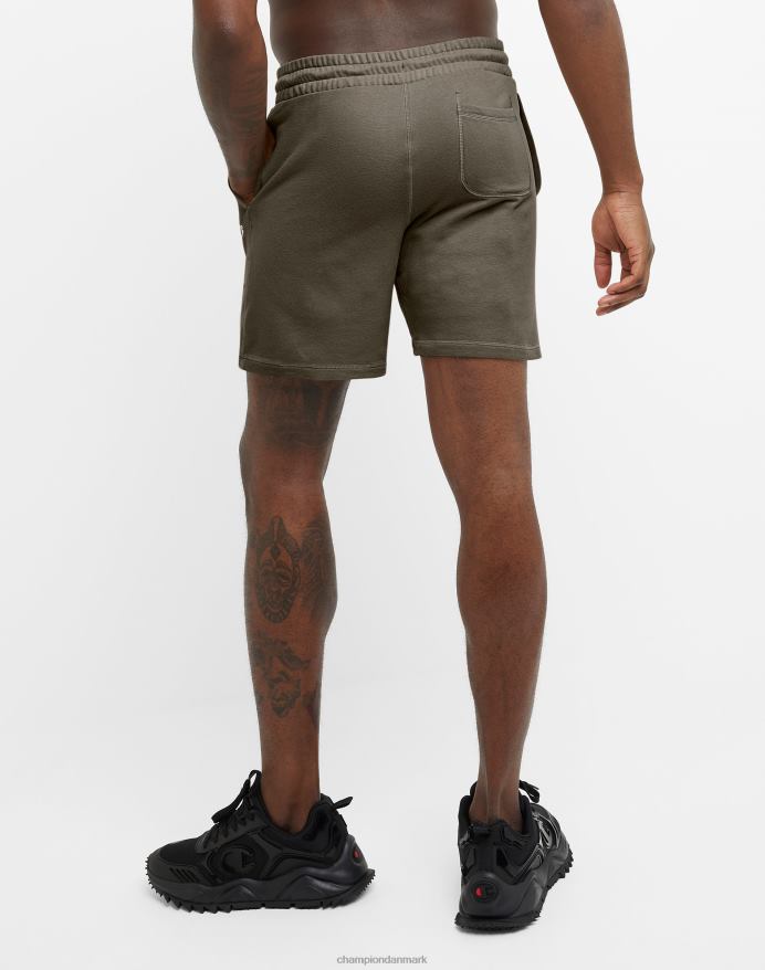 Champion global explorer french terry shorts c patch 7 V6J66410 rosin brun