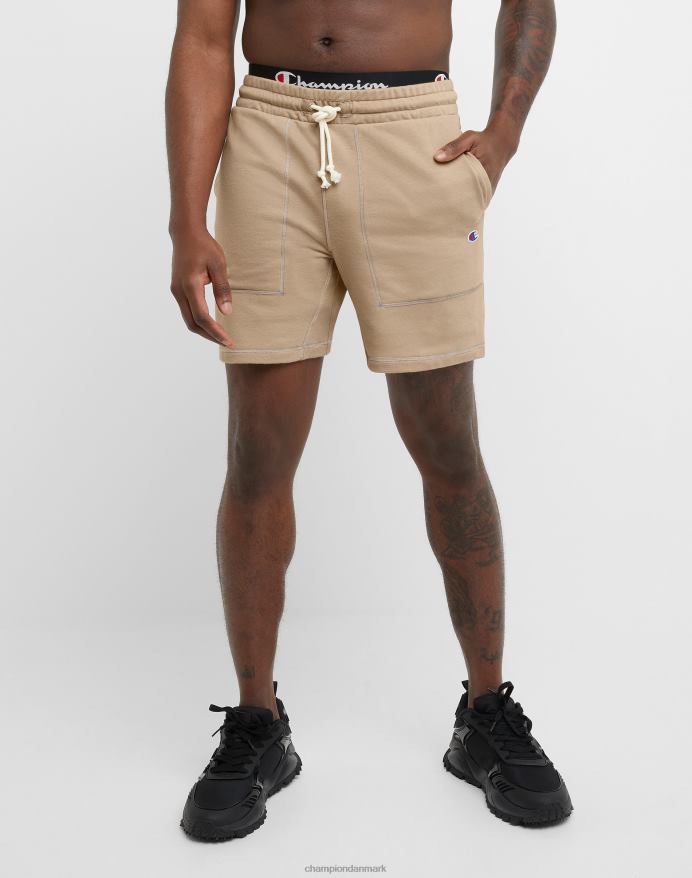 Champion global explorer french terry shorts c patch 7 V6J66411 land valnød