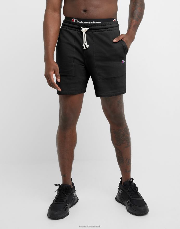 Champion global explorer french terry shorts c patch 7 V6J66412 sort