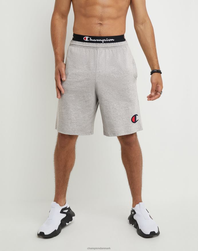 Champion hverdags bomuldshorts grafik 9 V6J66468 oxford grå