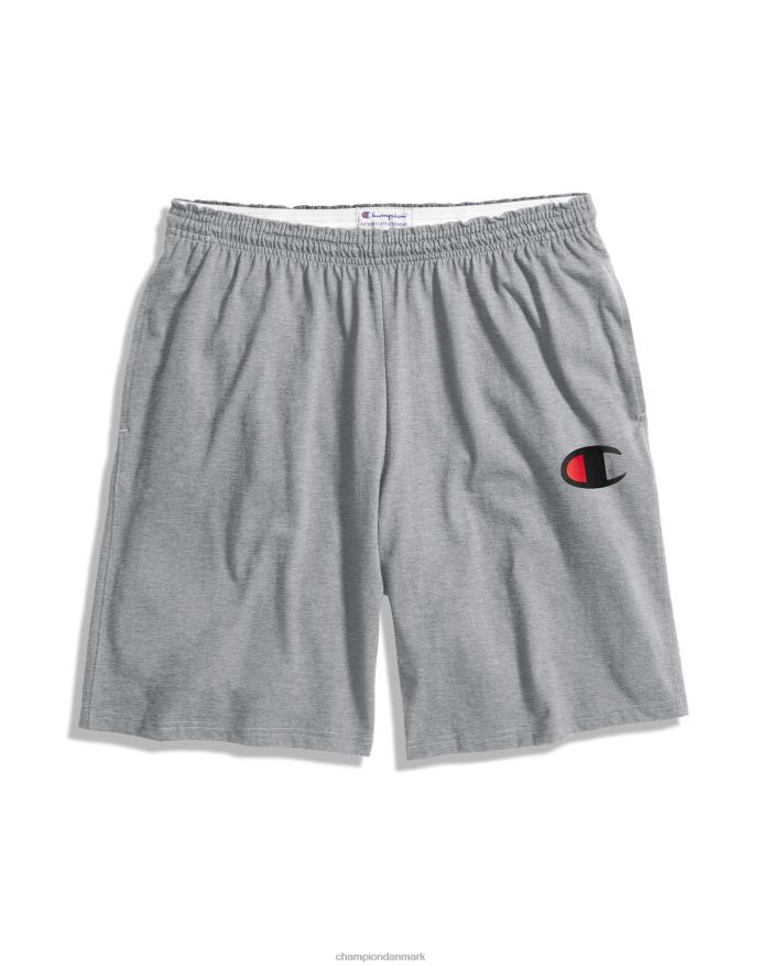 Champion hverdags bomuldshorts grafik 9 V6J66468 oxford grå