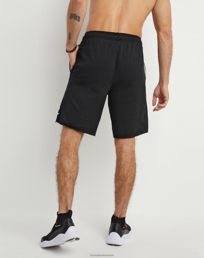 Champion hverdags bomuldshorts grafik 9 V6J66469 sort