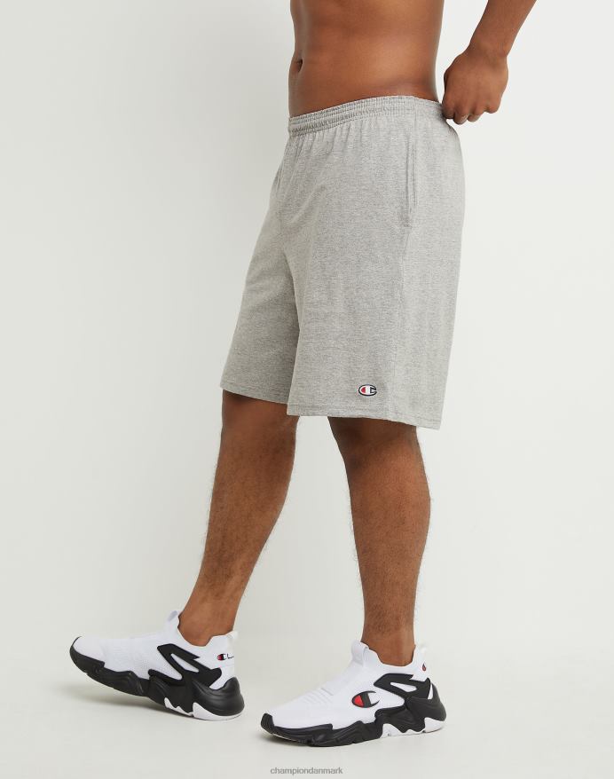 Champion hverdagshorts c patch logo 9 V6J66484 oxford grå