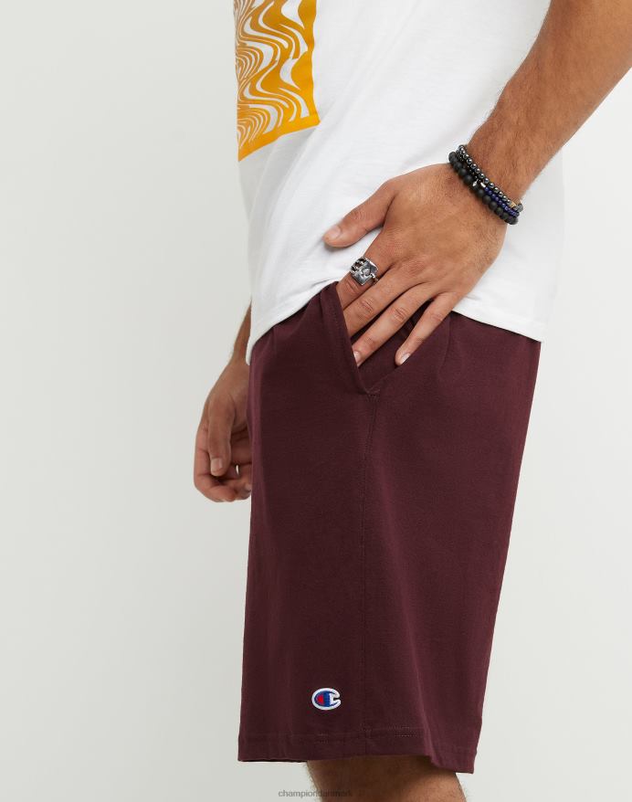 Champion hverdagshorts c patch logo 9 V6J66489 rødbrun