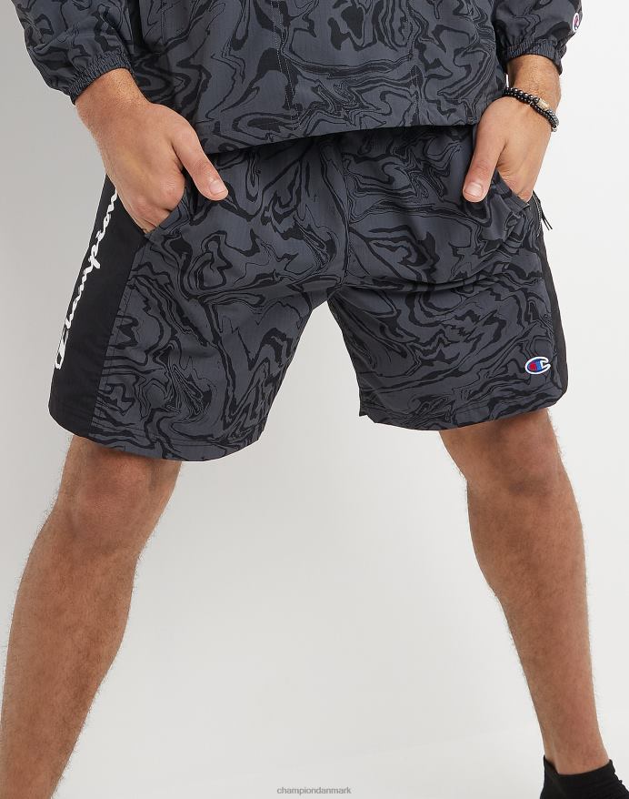 Champion hybrid shorts marmor 7 V6J66367 flydende marmor stealth/sort