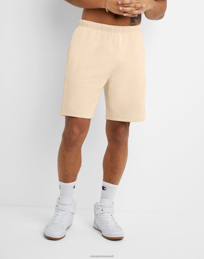 Champion klassiske fleeceshorts broderet c & script logo 8 V6J66471 frisk solbrun