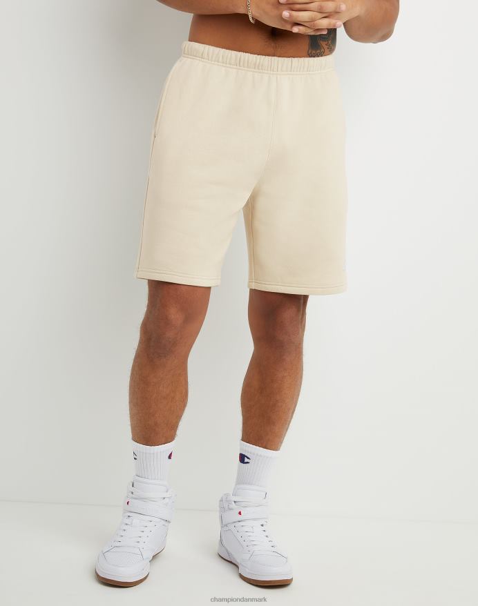 Champion klassiske fleeceshorts broderet c & script logo 8 V6J66472 småsten