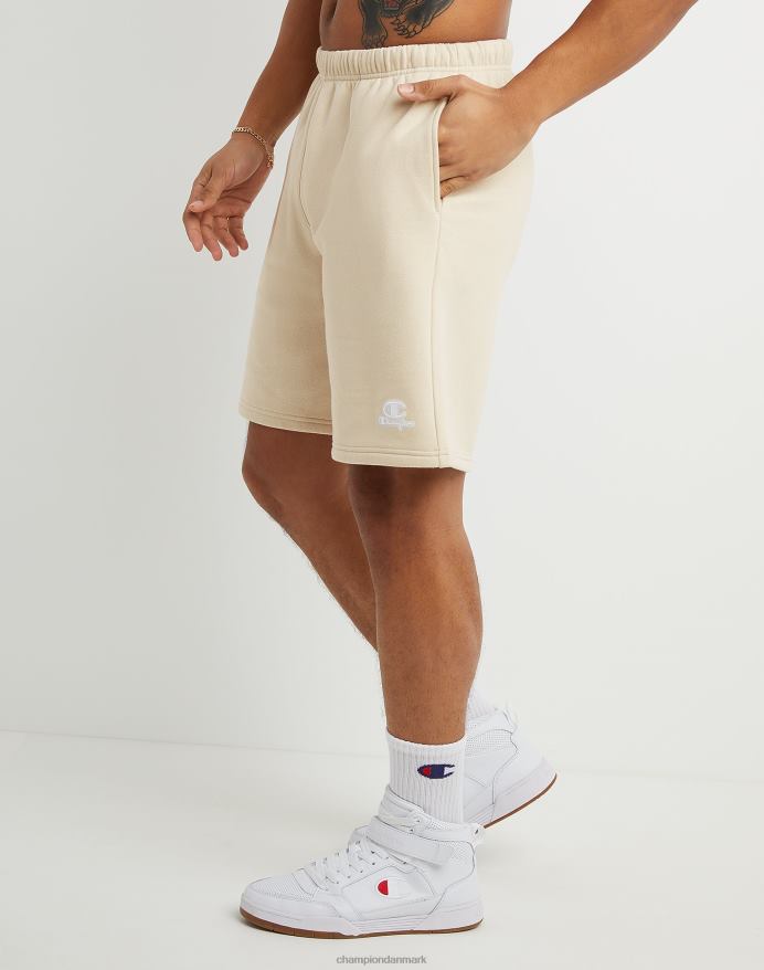 Champion klassiske fleeceshorts broderet c & script logo 8 V6J66472 småsten