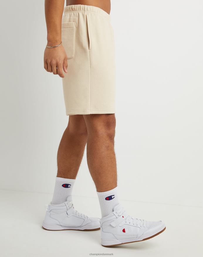 Champion klassiske fleeceshorts broderet c & script logo 8 V6J66472 småsten
