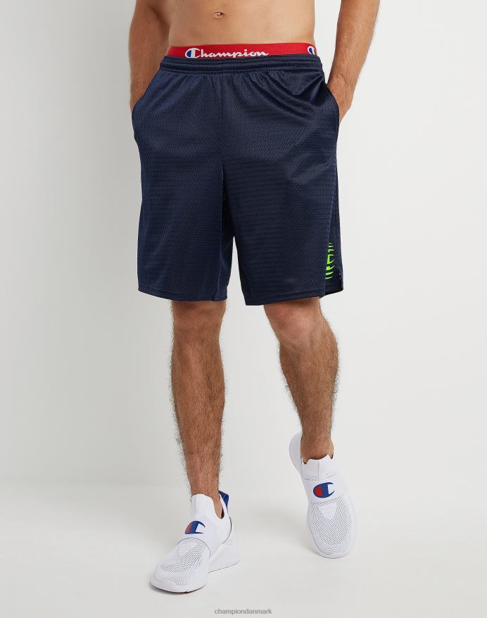 Champion klassiske grafiske mesh-shorts vibrerende c 9 V6J66402 flåde