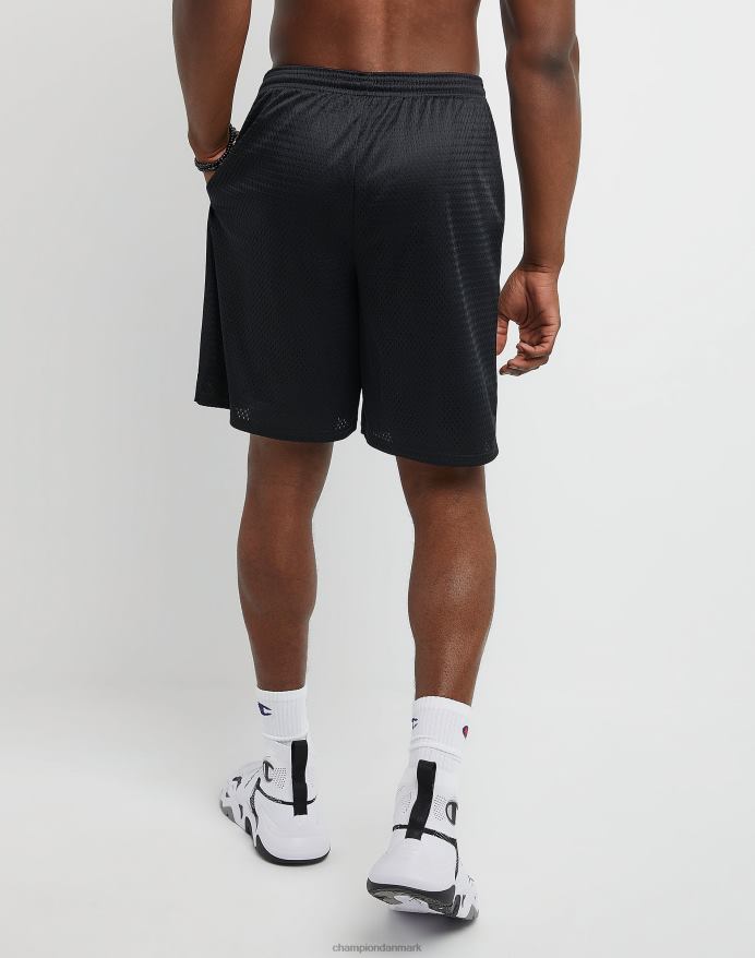 Champion klassiske grafiske mesh-shorts vibrerende c 9 V6J66403 sort