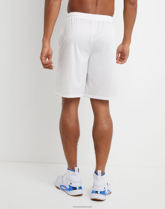 Champion klassiske grafiske mesh-shorts vibrerende c 9 V6J66404 hvid