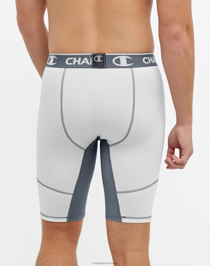 Champion kompressionsshorts med total støttepose 9 V6J66385 hvid/stormfuld nat