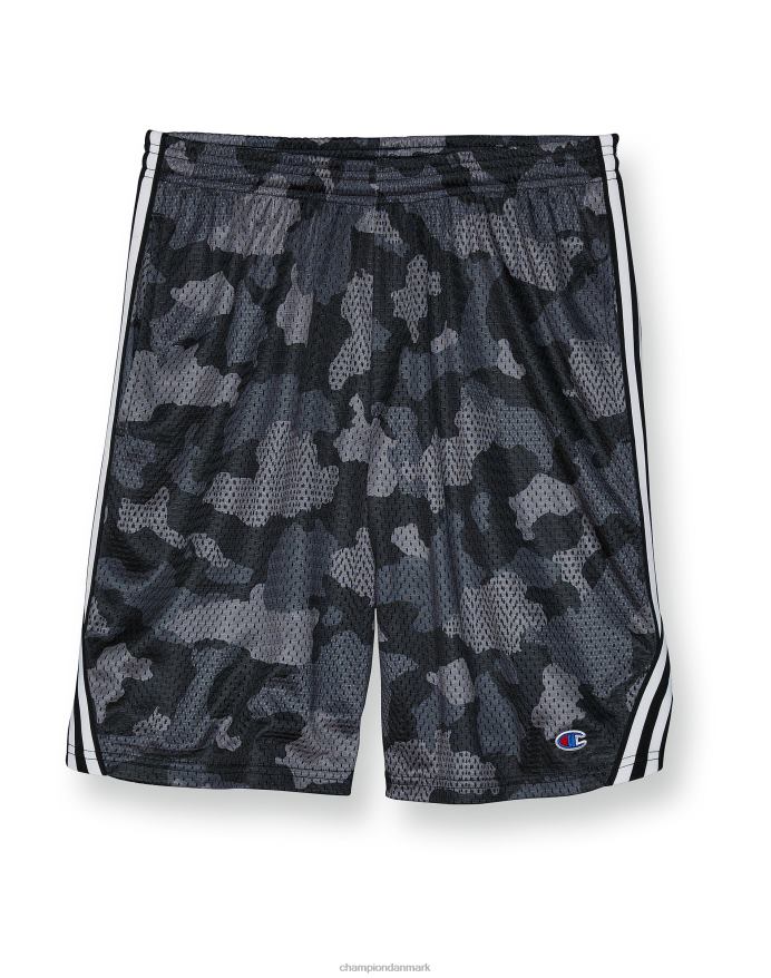 Champion lacrosse shorts over hele print 9 V6J66393 mesh camo neutral
