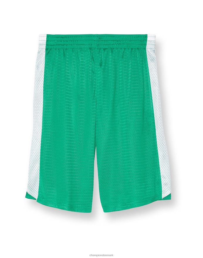 Champion mesh basketballshorts 10 V6J66490 grøn vin/hvid