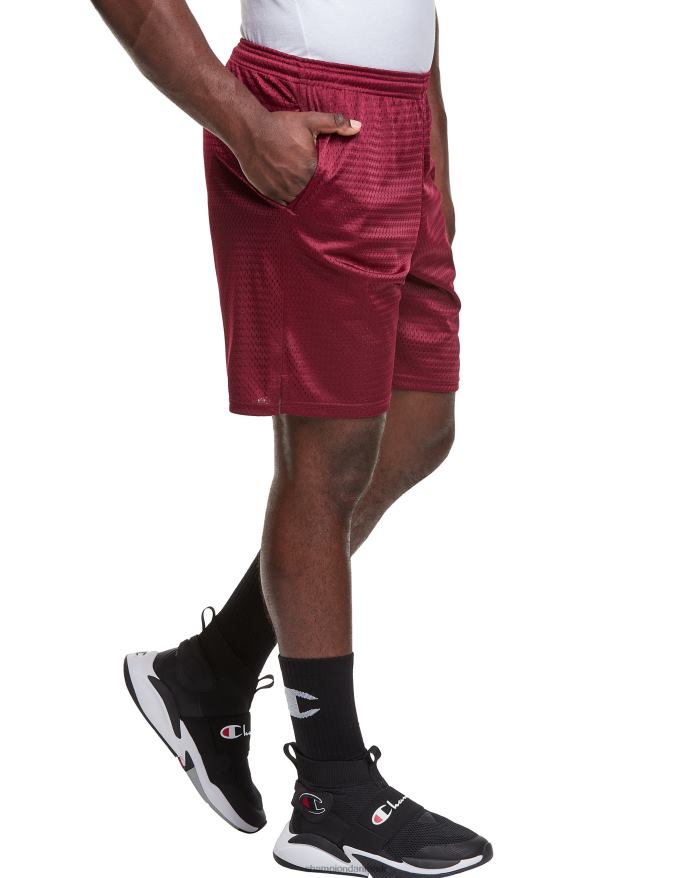 Champion mesh shorts 9 V6J66443 bordeaux rød