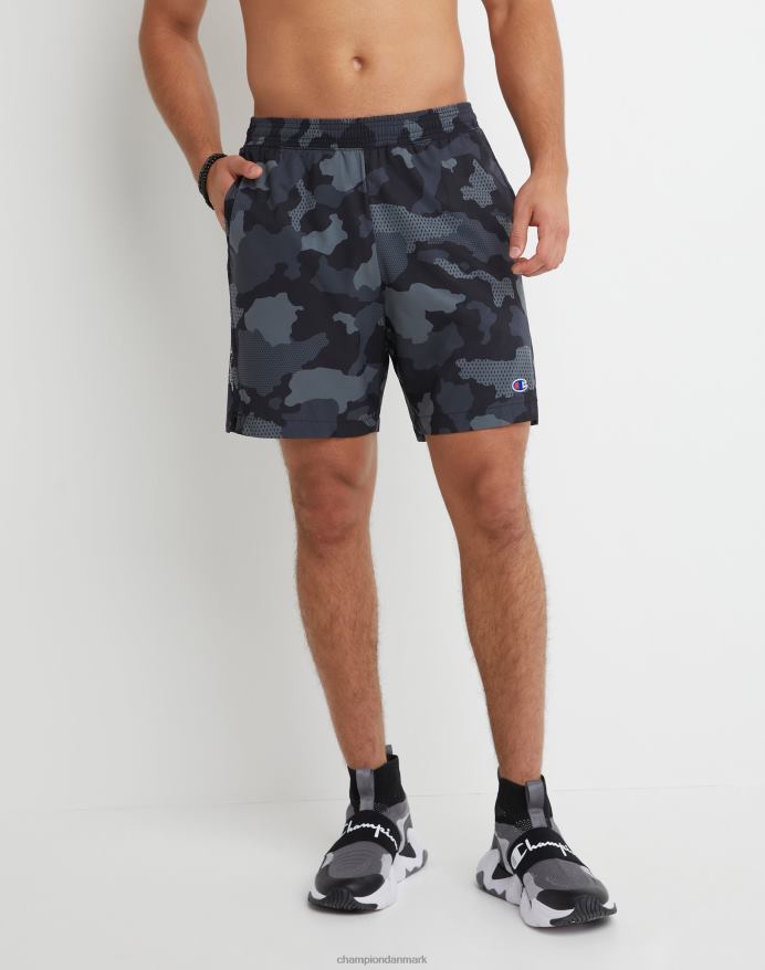 Champion mvp shorts allover print 7 V6J66352 mesh camo neutral