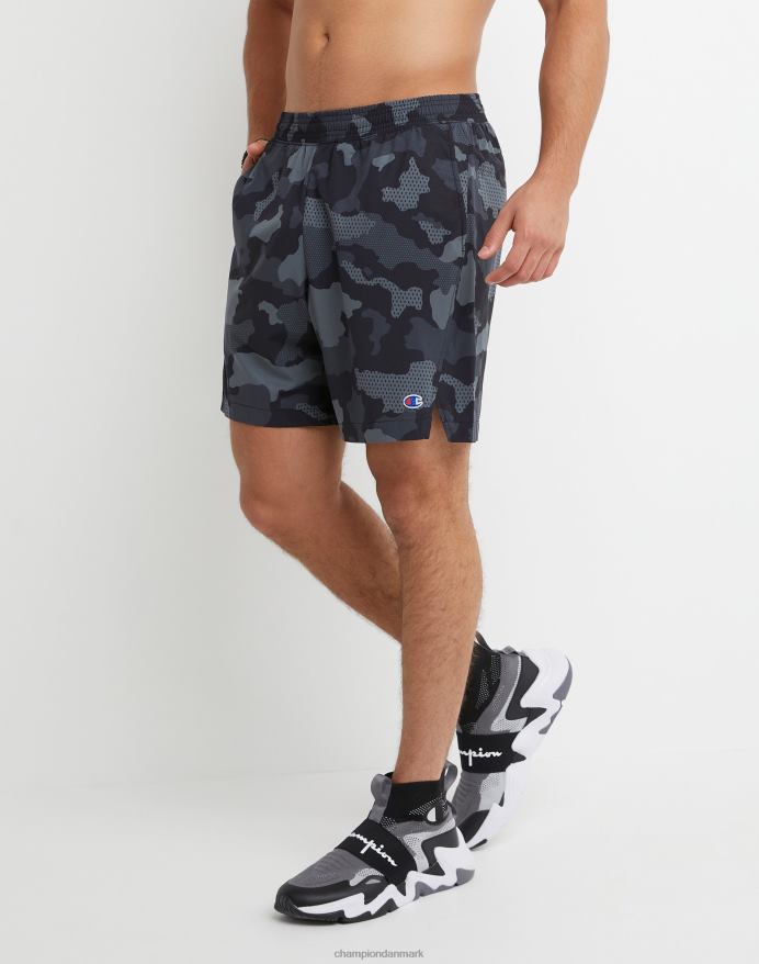 Champion mvp shorts allover print 7 V6J66352 mesh camo neutral