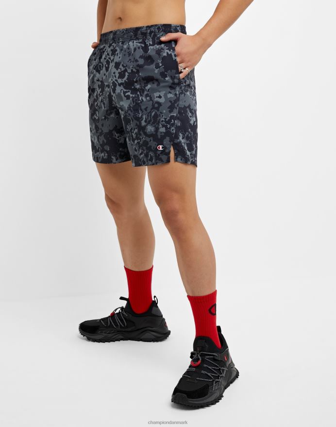 Champion mvp shorts allover print 7 V6J66357 krater camo sort