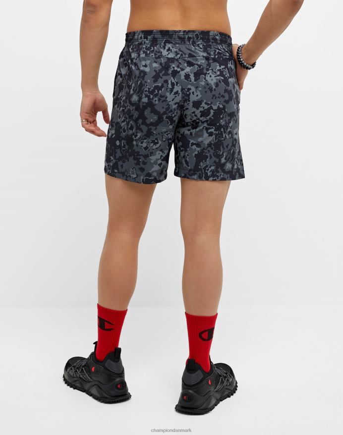 Champion mvp shorts allover print 7 V6J66357 krater camo sort