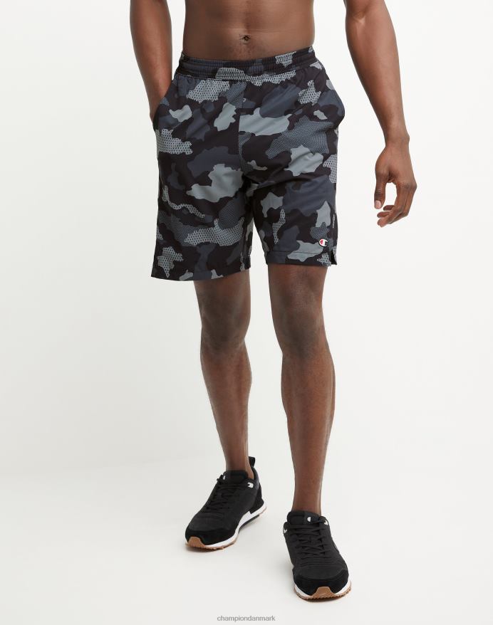 Champion mvp-shorts fugttransporterende script og c-logoer 9 V6J66347 mesh camo neutral