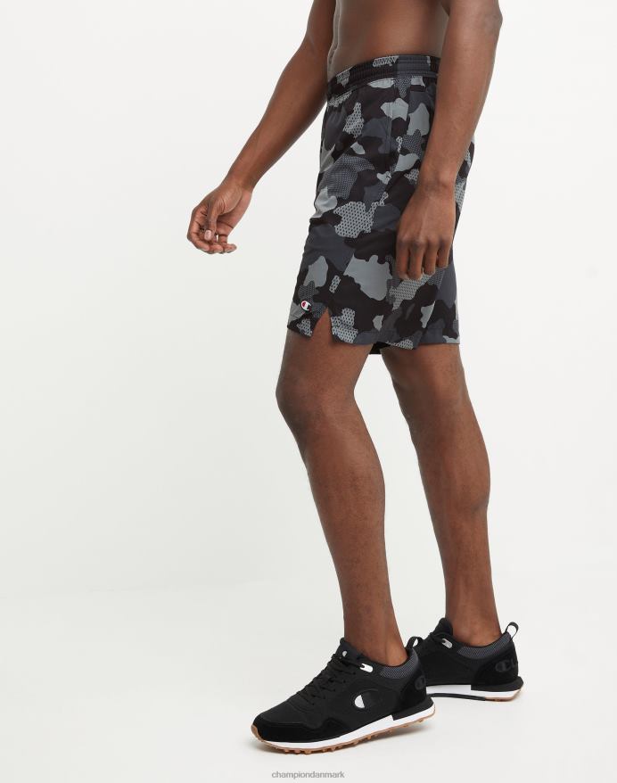 Champion mvp-shorts fugttransporterende script og c-logoer 9 V6J66347 mesh camo neutral