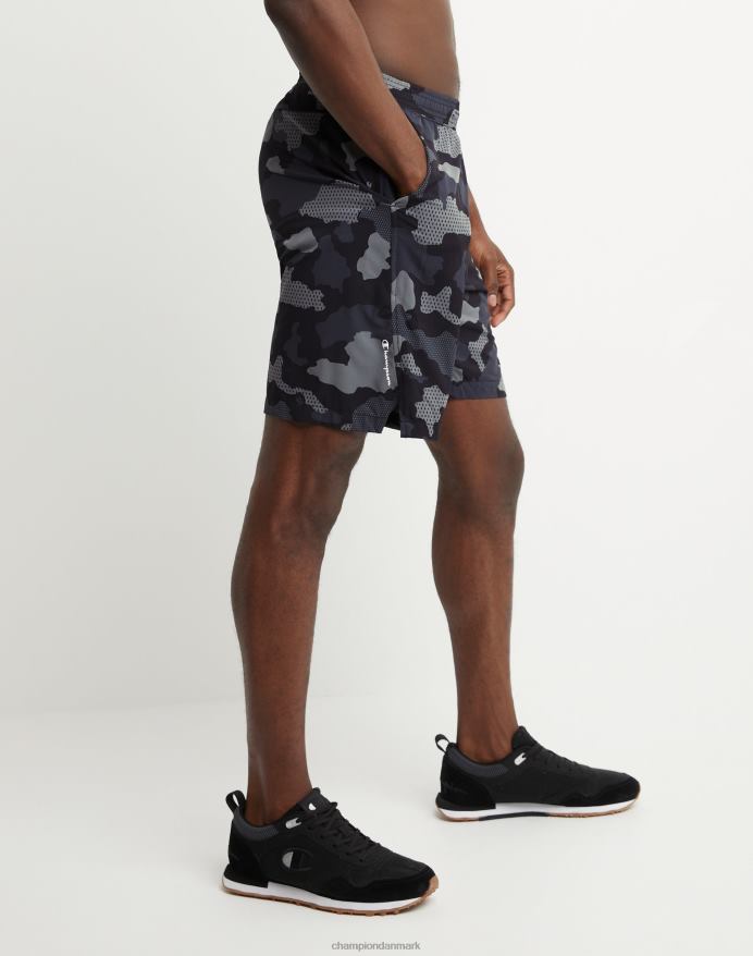 Champion mvp-shorts fugttransporterende script og c-logoer 9 V6J66347 mesh camo neutral