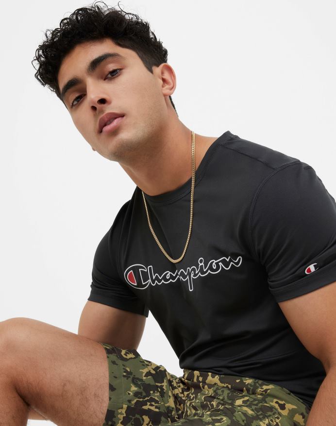 Champion mvp-shorts fugttransporterende script og c-logoer 9 V6J66348 krater camo cargo oliven