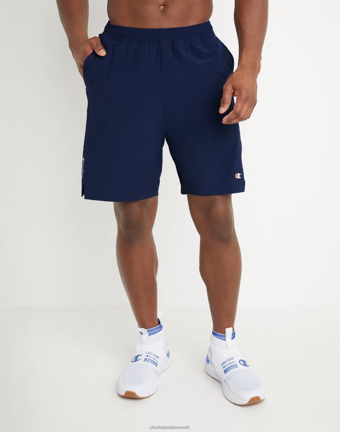 Champion mvp shorts fugttransporterende script og c-logoer 9 V6J66501 atletisk flåde