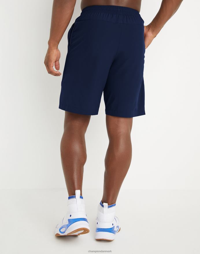 Champion mvp shorts fugttransporterende script og c-logoer 9 V6J66501 atletisk flåde