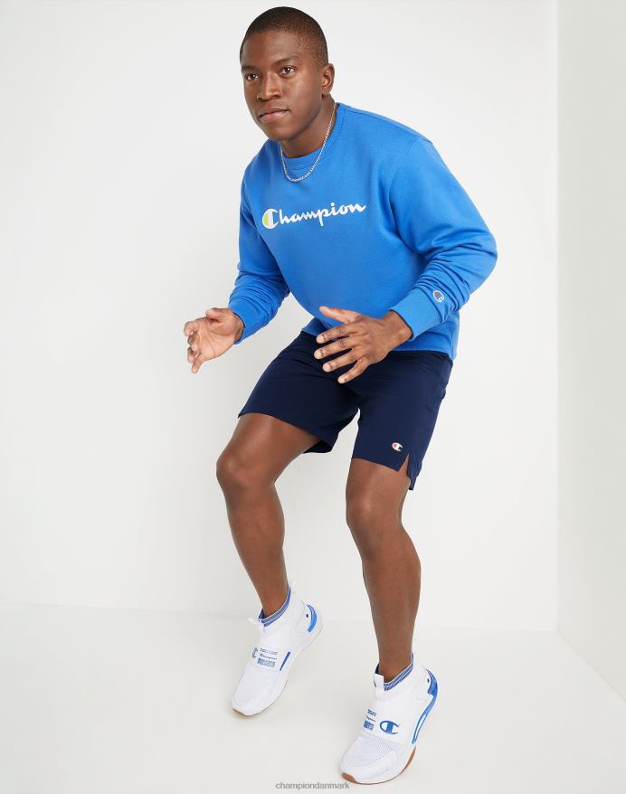 Champion mvp shorts fugttransporterende script og c-logoer 9 V6J66501 atletisk flåde