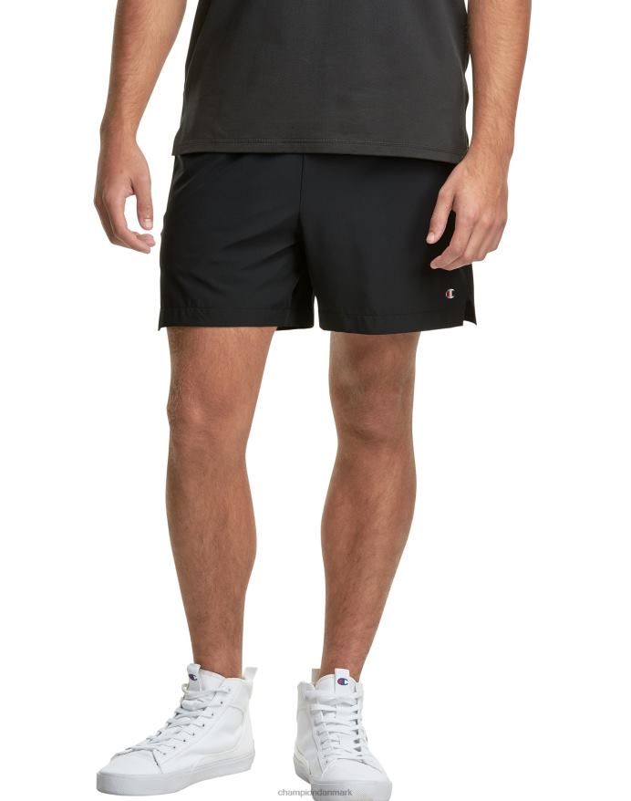 Champion mvp-shorts med kort liner c patch 5 V6J66509 sort