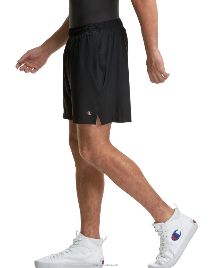 Champion mvp-shorts med kort liner c patch 5 V6J66509 sort
