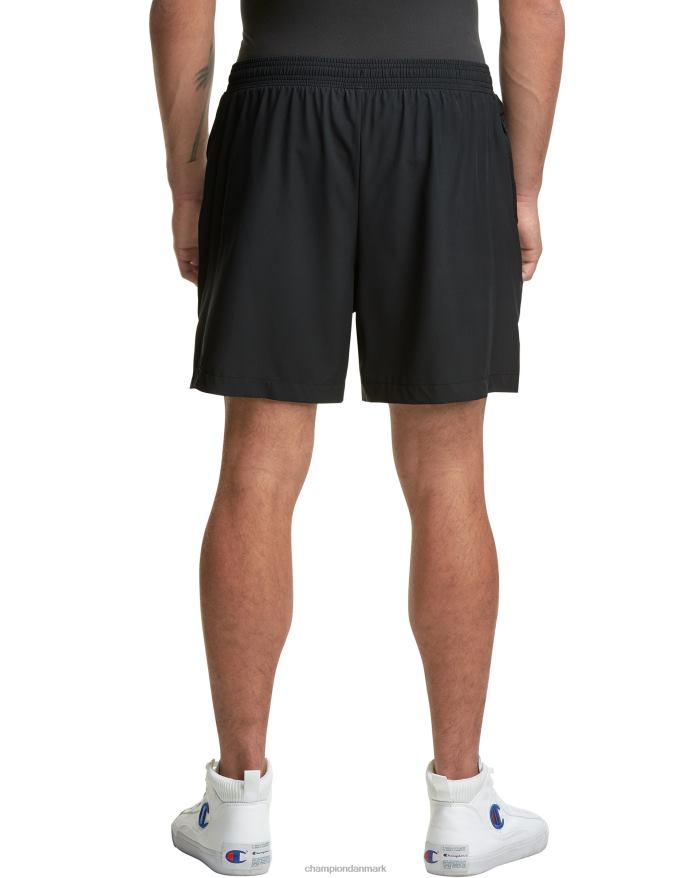 Champion mvp-shorts med kort liner c patch 5 V6J66509 sort