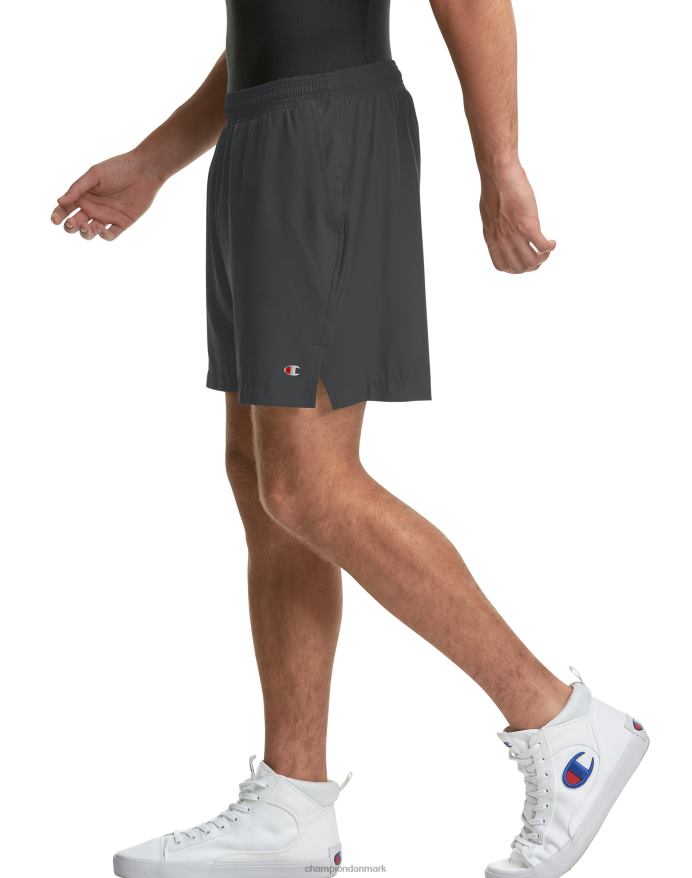 Champion mvp-shorts med kort liner c patch 5 V6J66510 stealth