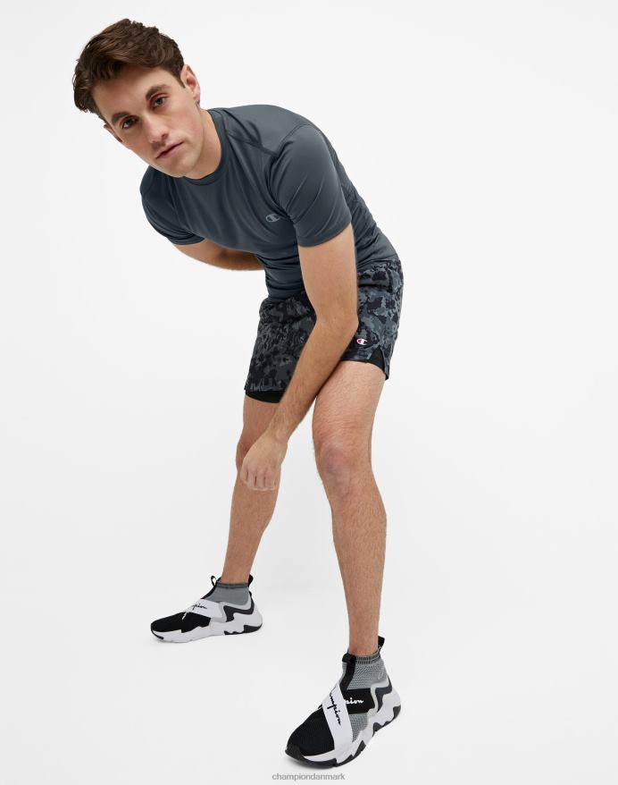 Champion mvp-shorts med total støttepose camo 5 V6J66342 krater camo sort
