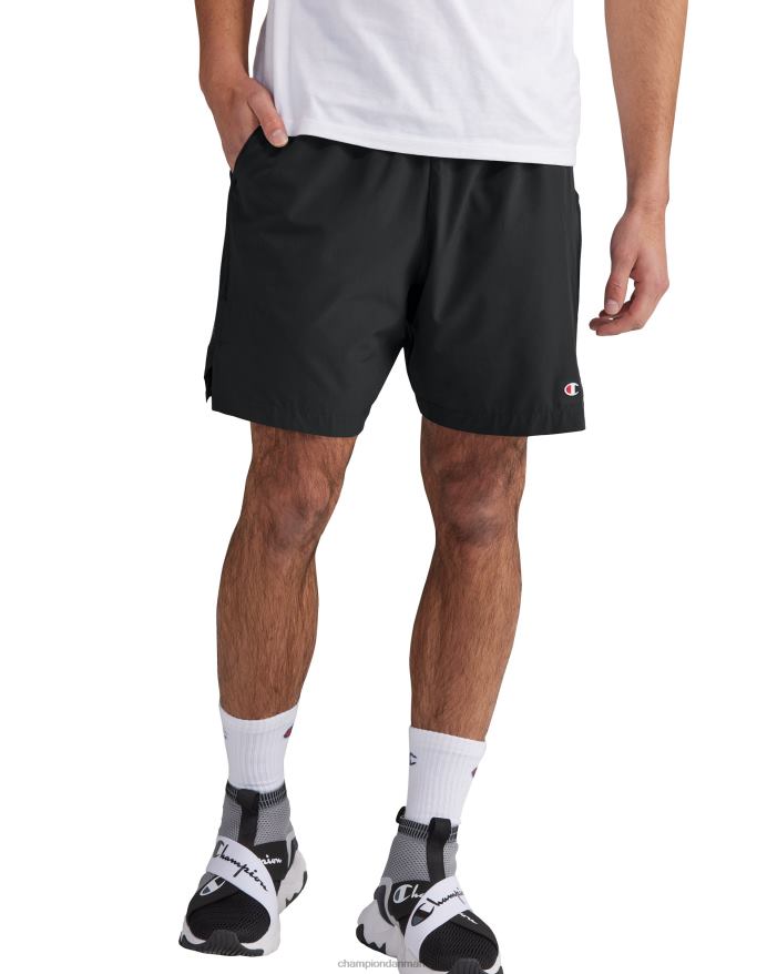 Champion mvp-shorts-script og c-logoer 7 V6J66363 sort