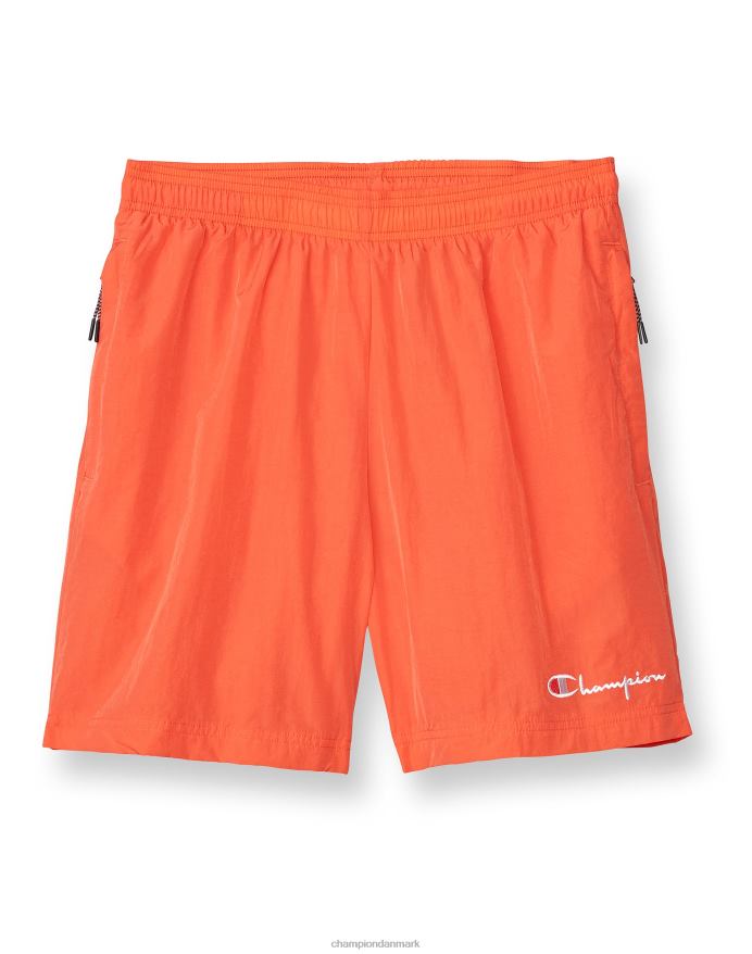 Champion nylon opvarmningsshorts 6 V6J66479 valmueappelsin