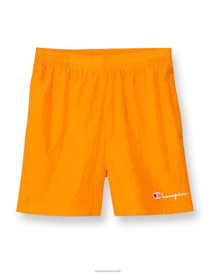 Champion nylon opvarmningsshorts med mesh-foring script-logo 6 V6J66416 høst