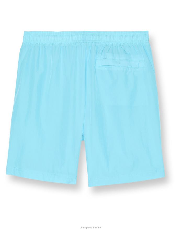 Champion nylon opvarmningsshorts med mesh-foring script-logo 6 V6J66418 udstille blå