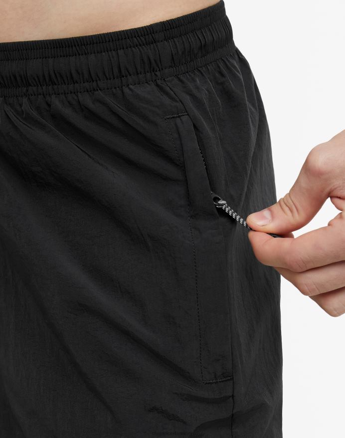 Champion nylon opvarmningsshorts med mesh-foring script-logo 6 V6J66422 sort