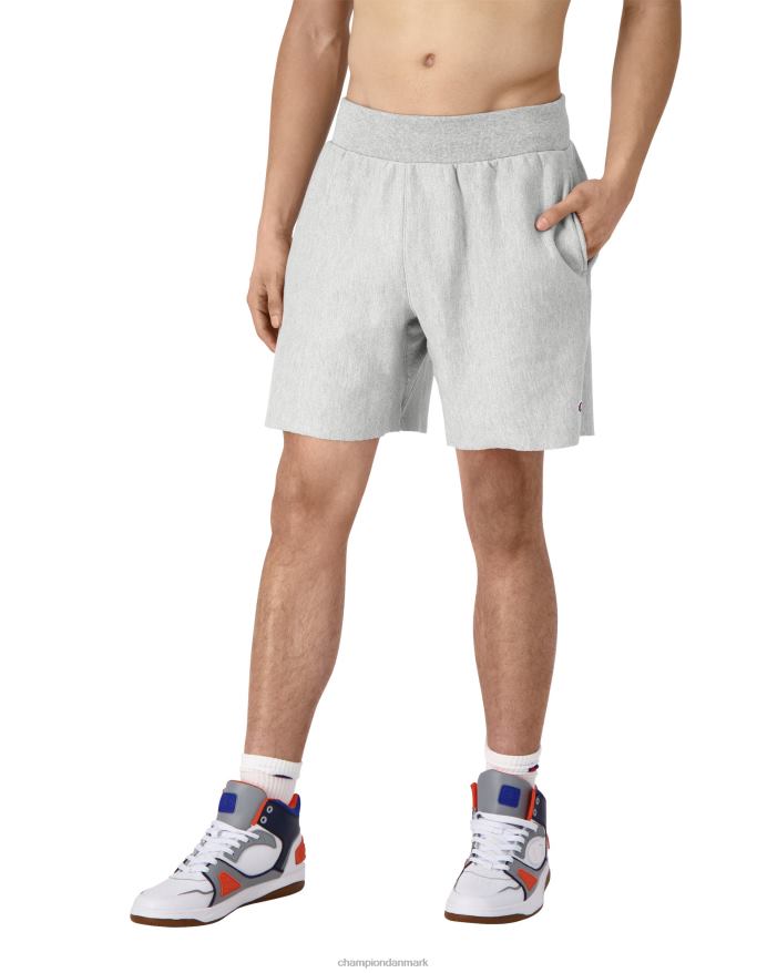 Champion omvendt vævede cut-off shorts 10 V6J66481 oxford grå