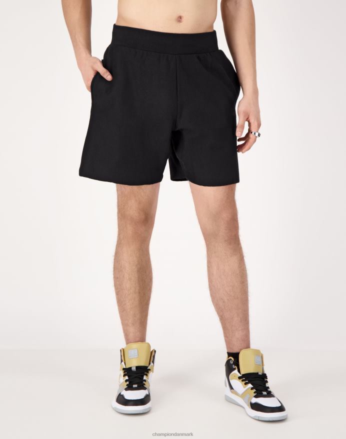 Champion omvendt vævede cut-off shorts 10 V6J66482 sort