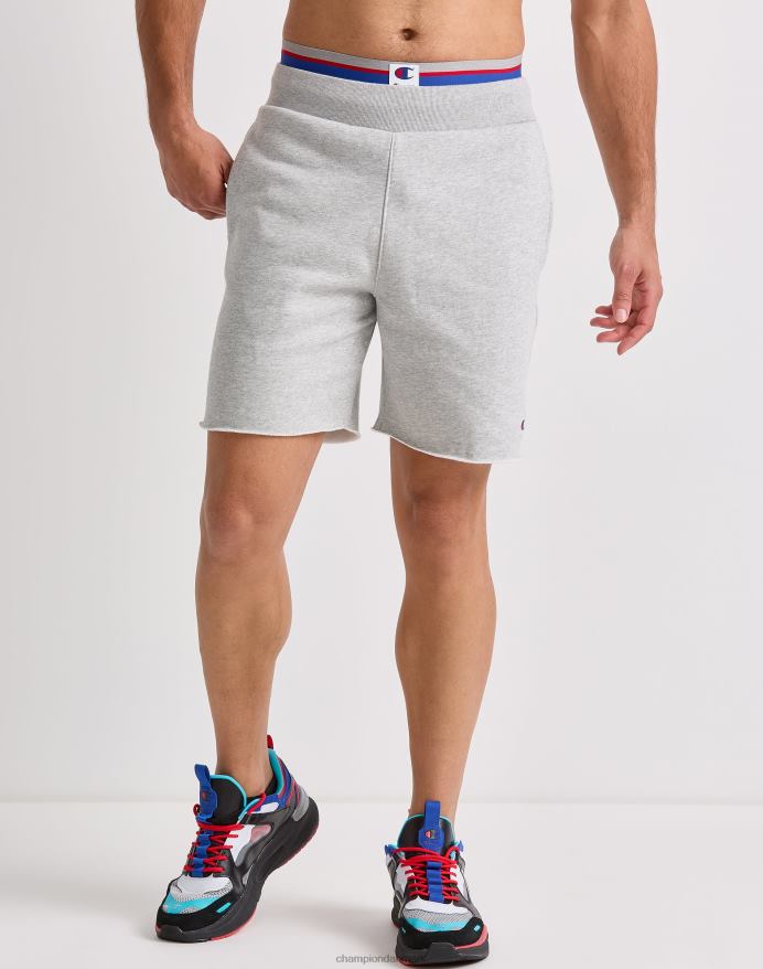 Champion omvendt vævede cut-off shorts 7 V6J66446 oxford grå