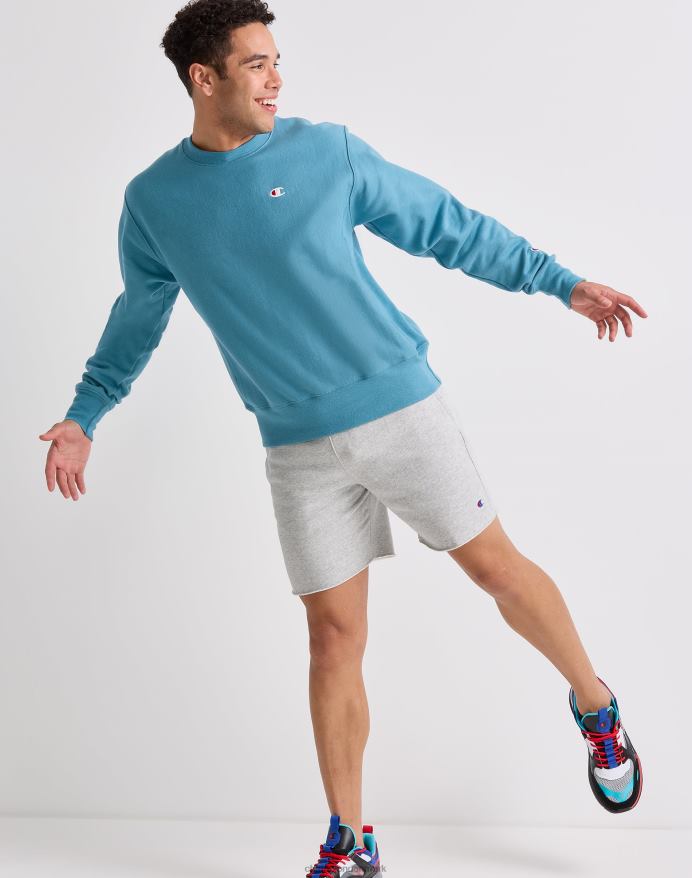 Champion omvendt vævede cut-off shorts 7 V6J66446 oxford grå