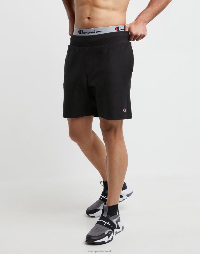 Champion omvendt vævede cut-off shorts 7 V6J66447 sort