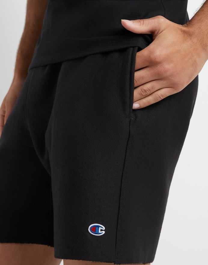 Champion omvendt vævede cut-off shorts 7 V6J66447 sort