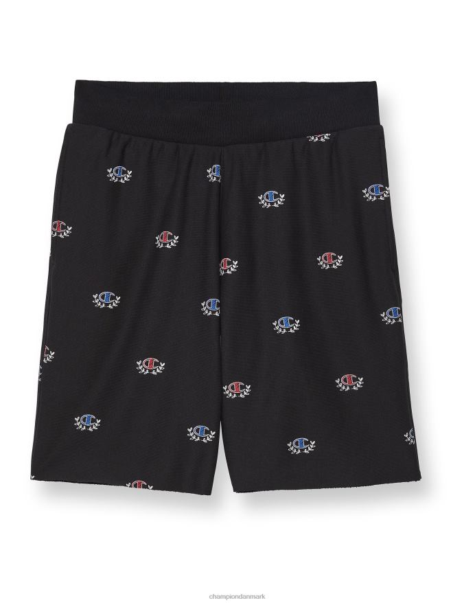 Champion omvendt vævet afskårne shorts skitse kl laurbær print 10 V6J66431 skitse c laurbær sort